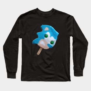 Ugly sonic popsicle Long Sleeve T-Shirt